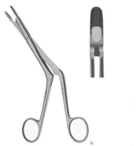 Зажими, хірургічні, "Heymann-Knight", для перегородки, з виямкою, загальна довжина 190 мм, 7 1/2". Бренд - Asanus Medizintechnik Gmb, Німеччина